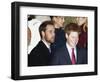 Prince William, sporting a new beard, with his brother Prince Harry as the Royal Family attend a Ch-null-Framed Photographic Print