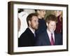 Prince William, sporting a new beard, with his brother Prince Harry as the Royal Family attend a Ch-null-Framed Photographic Print