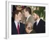 Prince William sporting a new beard with his brother Prince Harry as the Royal Family attend a Chri-null-Framed Photographic Print