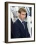 Prince William visits Sighthill in Glasgow September 21, 2001-null-Framed Photographic Print