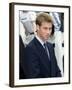 Prince William visits Sighthill in Glasgow September 21, 2001-null-Framed Photographic Print