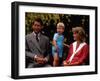 Prince William with his parents on his 2nd birthday, June 1984-null-Framed Photographic Print