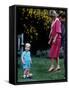 Prince William with parents on his 2nd birthday, June 1984-null-Framed Stretched Canvas