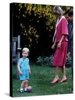 Prince William with parents on his 2nd birthday, June 1984-null-Stretched Canvas