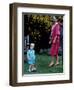 Prince William with parents on his 2nd birthday, June 1984-null-Framed Premium Photographic Print