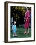 Prince William with parents on his 2nd birthday, June 1984-null-Framed Photographic Print