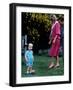 Prince William with parents on his 2nd birthday, June 1984-null-Framed Photographic Print