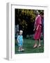 Prince William with parents on his 2nd birthday, June 1984-null-Framed Photographic Print