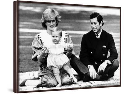 'Prince William with Prince Charles and Princess Diana in Australia