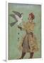Prince With a Falcon, c.1600-5-Mughal School-Framed Giclee Print