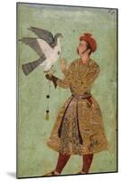 Prince with Falcon-null-Mounted Art Print