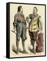 Princely Costume C17Th-null-Framed Stretched Canvas