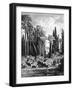 Princely Garden in Cairo, Egypt, 1880-null-Framed Giclee Print