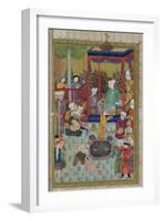 Princely Reception, Illustration from the Shahnama-null-Framed Giclee Print