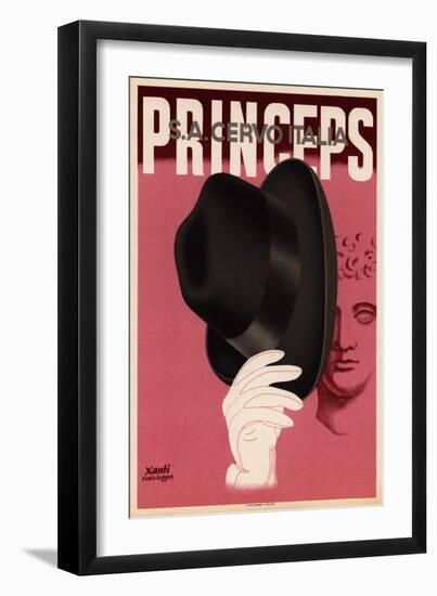 Princeps Poster-Xanti Schawinsky-Framed Giclee Print