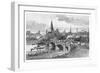 Princes Bridge, Melbourne, Victoria, Australia, 1886-null-Framed Giclee Print