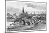 Princes Bridge, Melbourne, Victoria, Australia, 1886-null-Mounted Giclee Print