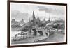 Princes Bridge, Melbourne, Victoria, Australia, 1886-null-Framed Giclee Print