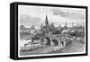 Princes Bridge, Melbourne, Victoria, Australia, 1886-null-Framed Stretched Canvas