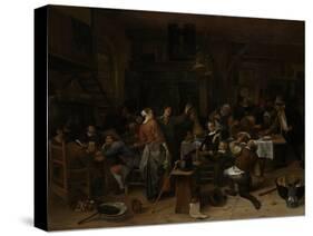 Princes Day-Jan Havicksz Steen-Stretched Canvas