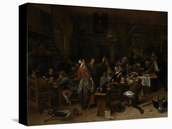 Princes Day-Jan Havicksz Steen-Stretched Canvas