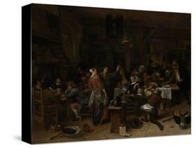 Princes Day-Jan Havicksz Steen-Stretched Canvas