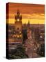 Princes St., Calton Hill, Edinburgh, Scotland-Doug Pearson-Stretched Canvas