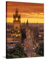 Princes St., Calton Hill, Edinburgh, Scotland-Doug Pearson-Stretched Canvas