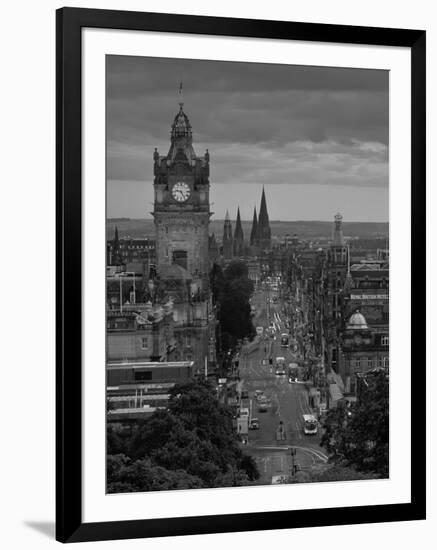 Princes St., Calton Hill, Edinburgh, Scotland-Doug Pearson-Framed Photographic Print
