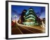 Princes Street and High Street at Dusk, Dunedin, New Zealand-David Wall-Framed Photographic Print