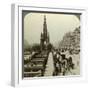 Princes Street and the Scott Monument, Edinburgh, Scotland, C Late 19th Century-Underwood & Underwood-Framed Photographic Print