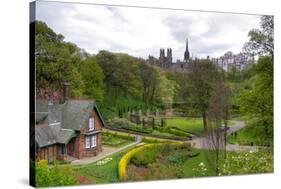 Princes Street Gardens in Edinburgh, Scotland-PlusONE-Stretched Canvas