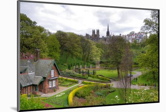 Princes Street Gardens in Edinburgh, Scotland-PlusONE-Mounted Photographic Print