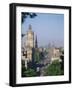 Princes Street Including the Waverley Hotel Clock Tower, Edinburgh, Lothian, Scotland, UK-Richardson Rolf-Framed Photographic Print