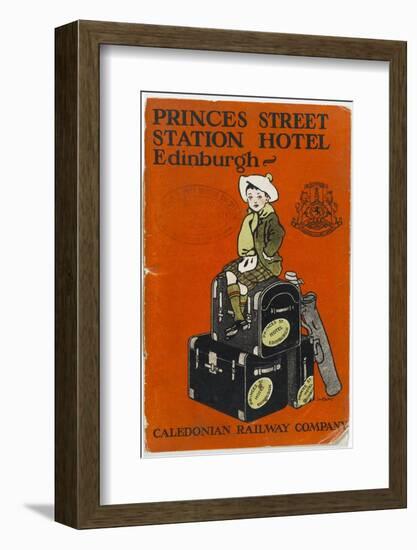 Princes Street Station Hotel Brochure Cover-null-Framed Photographic Print