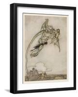 Princess Abducted-Arthur Rackham-Framed Art Print