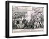 Princess Alexandra Getting in Her Coach to Leave Windsor Castle for Her Wedding, March 1863-null-Framed Giclee Print