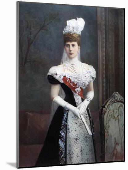 Princess Alexandra of Denmark, Late 19th Century-W&d Downey-Mounted Giclee Print