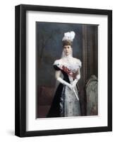 Princess Alexandra of Denmark, Late 19th Century-W&d Downey-Framed Giclee Print