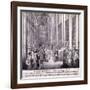 Princess Alexandra Processing Up the Nave of St George's Chapel, Windsor Castle, 1863-null-Framed Giclee Print