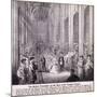 Princess Alexandra Processing Up the Nave of St George's Chapel, Windsor Castle, 1863-null-Mounted Giclee Print