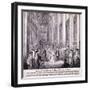 Princess Alexandra Processing Up the Nave of St George's Chapel, Windsor Castle, 1863-null-Framed Giclee Print