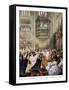 Princess Alexandra's and Prince Edward's Wedding, St Georges Chapel at Windsor-Robert Dudley-Framed Stretched Canvas