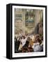 Princess Alexandra's and Prince Edward's Wedding, St Georges Chapel at Windsor-Robert Dudley-Framed Stretched Canvas