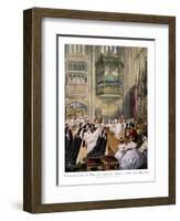 Princess Alexandra's and Prince Edward's Wedding, St Georges Chapel at Windsor-Robert Dudley-Framed Giclee Print