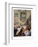 Princess Alexandra's and Prince Edward's Wedding, St Georges Chapel at Windsor-Robert Dudley-Framed Giclee Print