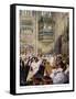 Princess Alexandra's and Prince Edward's Wedding, St Georges Chapel at Windsor-Robert Dudley-Framed Stretched Canvas