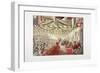 Princess Alexandra's Arrival at Bricklayers' Arms Station, Bermondsey, London, 1863-null-Framed Giclee Print