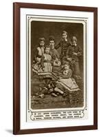 Princess Alexandra with Her Five Children-null-Framed Art Print