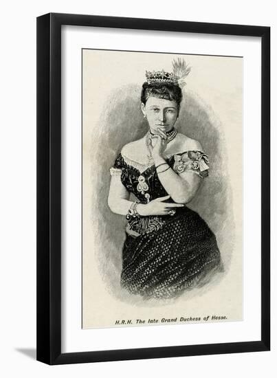 Princess Alice (1843-78)-null-Framed Art Print